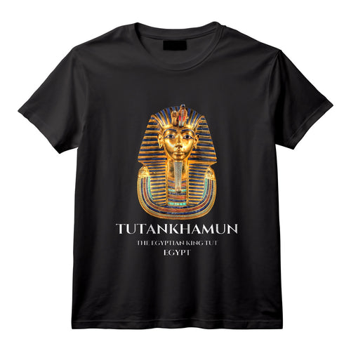 #1 Egyptian Pharaoh King Tut Mask T-shirt - Tutankhamun Graphic Tee for History Enthusiasts and Egyptology Fans