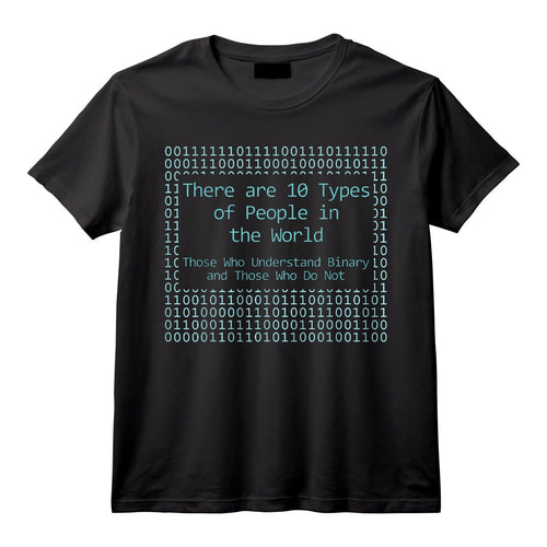 10 Types de Personnes, Programmation Informatique de Codage Hacker Nerd T-Shirt - Cadeau Geek Original pour Développeurs et Programmeurs