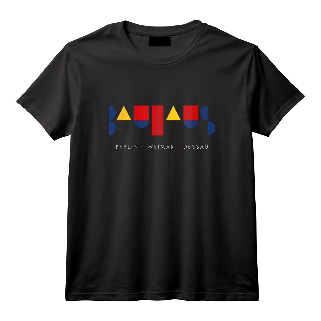 100 ans de l'école de design Bauhaus - Logo du Bauhaus T-Shirt - Chemise Moderne pour Artistes et Amateurs d'Art - Cadeau Idéal pour Noël et Hanoukka