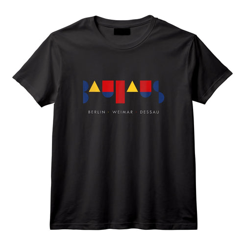 100 ans de l'école de design Bauhaus - Logo du Bauhaus T-Shirt - Chemise Moderne pour Artistes et Amateurs d'Art - Cadeau Idéal pour Noël et Hanoukka