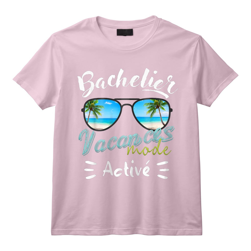 Cadeau BAC 2024 Et Bachelier Bachelière Mode Vacances Activé T-Shirt - Réussite Diplôme avec Mention, Idée Originale pour Célébrer la Fin des Études
