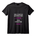 Femme Amie Humoristique Mode Connasse Activé T-Shirt avec Col en V - Citation Drôle pour Copine