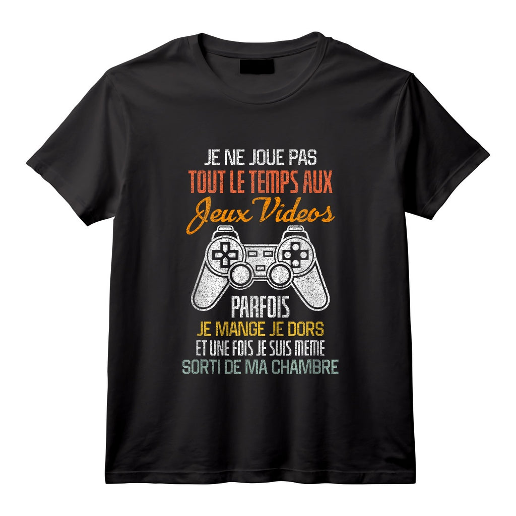 Geek Jeux Vidéo Idée Cadeau Humour Pour Gamer T-Shirt - Level Up: Mode Geek Activé