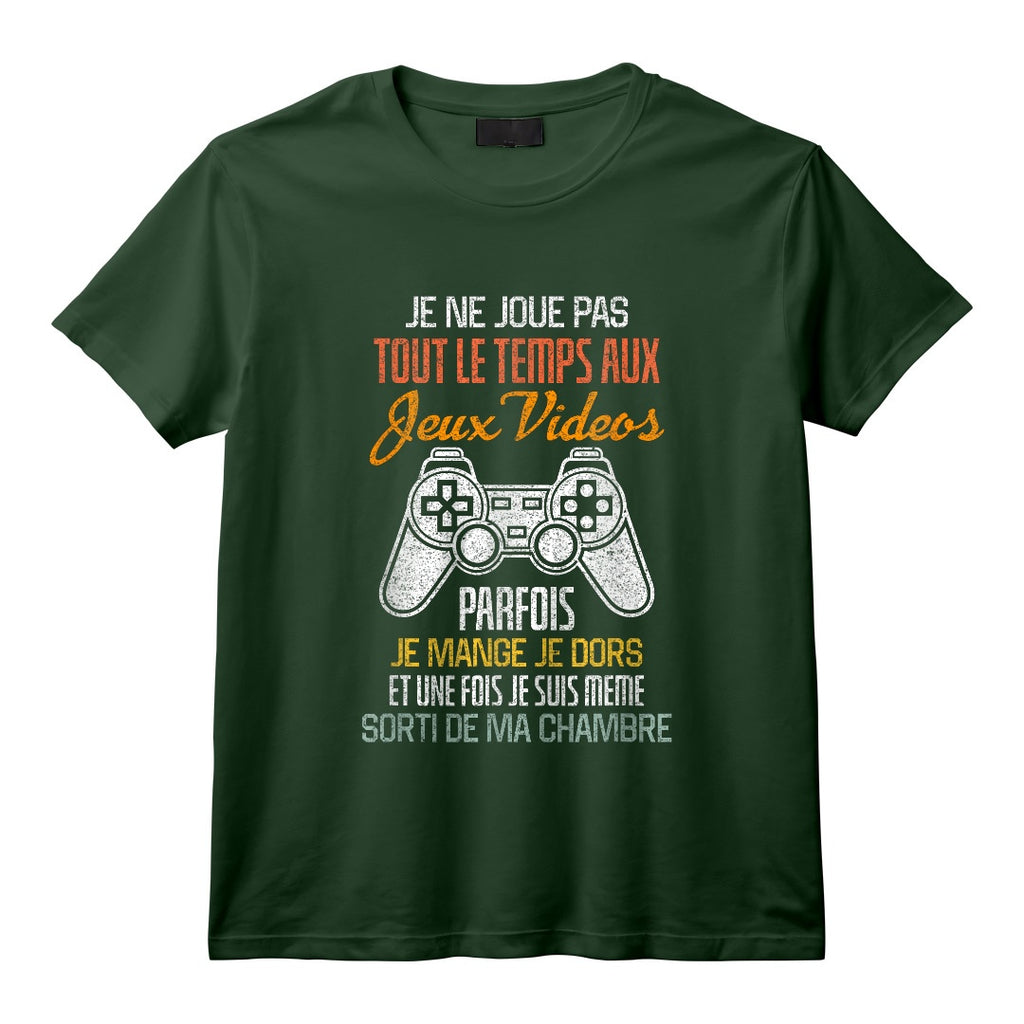 Geek Jeux Vidéo Idée Cadeau Humour Pour Gamer T-Shirt - Level Up: Mode Geek Activé