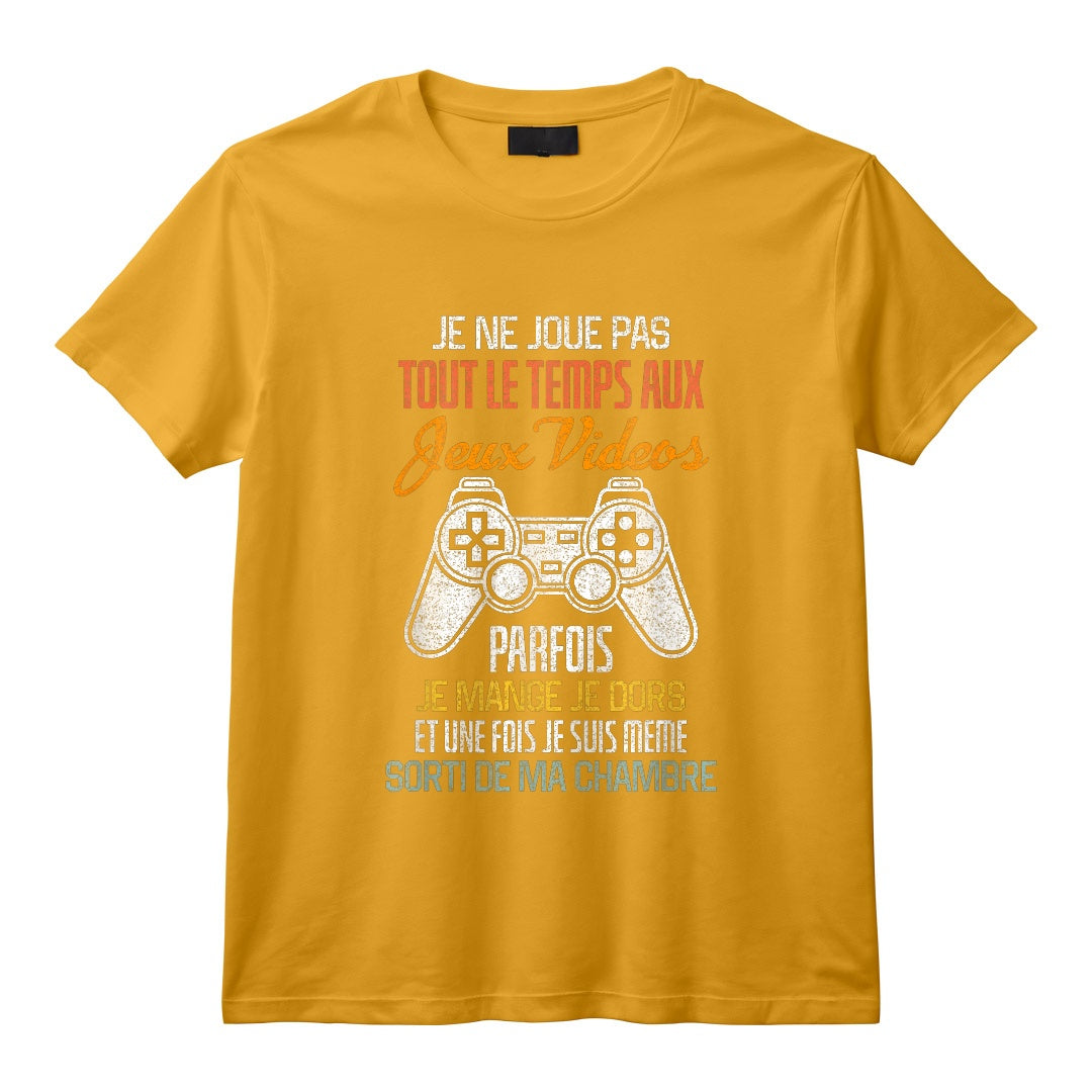 Geek Jeux Vidéo Idée Cadeau Humour Pour Gamer T-Shirt - Level Up: Mode Geek Activé