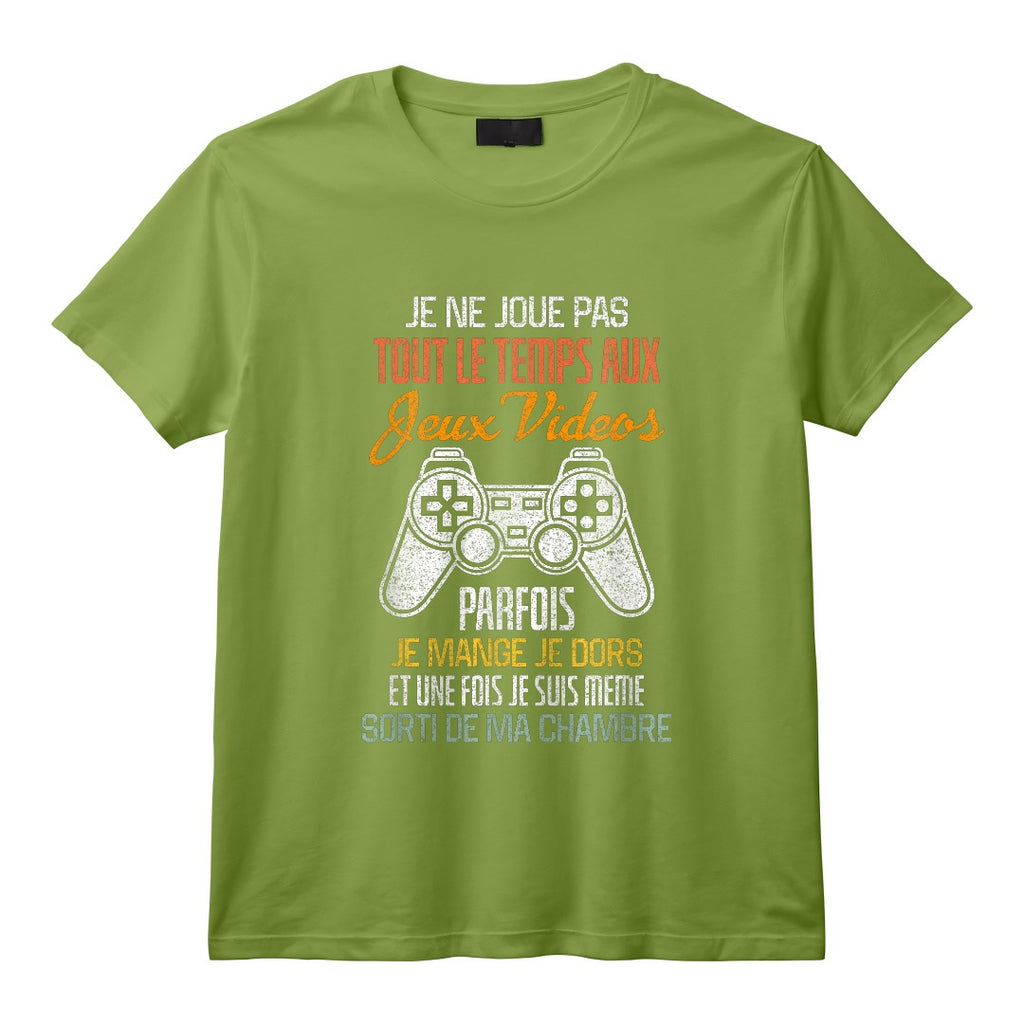 Geek Jeux Vidéo Idée Cadeau Humour Pour Gamer T-Shirt - Level Up: Mode Geek Activé