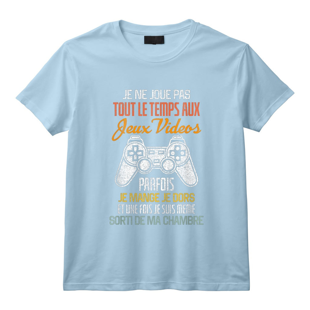 Geek Jeux Vidéo Idée Cadeau Humour Pour Gamer T-Shirt - Level Up: Mode Geek Activé