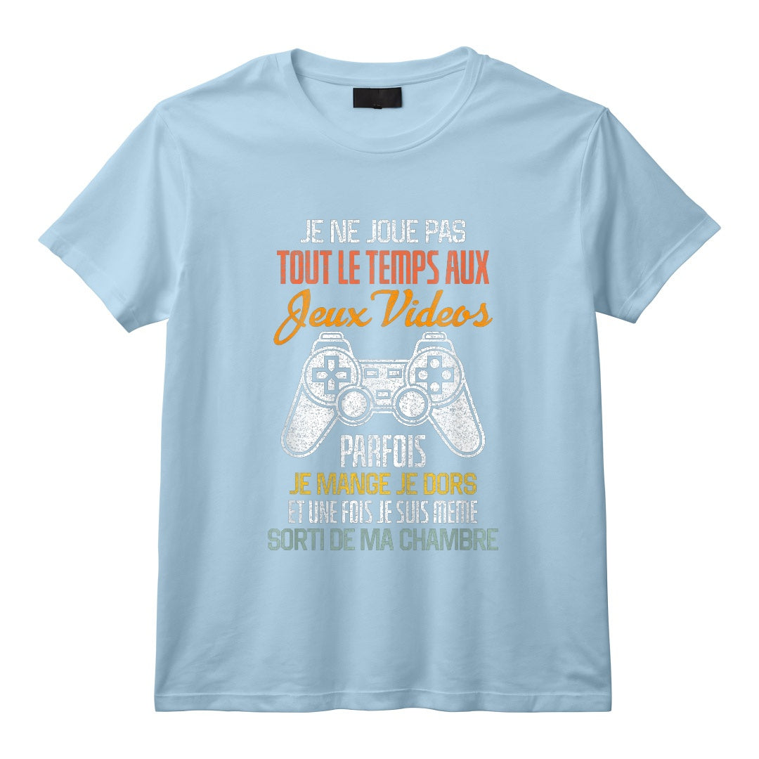 Geek Jeux Vidéo Idée Cadeau Humour Pour Gamer T-Shirt - Level Up: Mode Geek Activé
