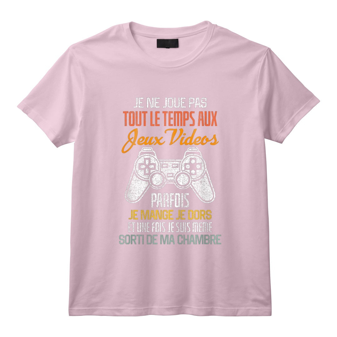 Geek Jeux Vidéo Idée Cadeau Humour Pour Gamer T-Shirt - Level Up: Mode Geek Activé