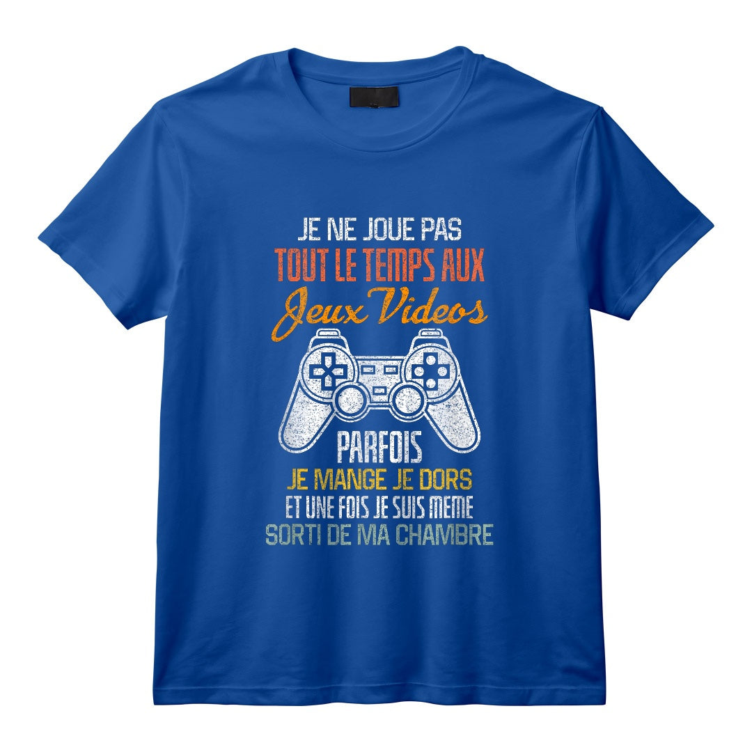 Geek Jeux Vidéo Idée Cadeau Humour Pour Gamer T-Shirt - Level Up: Mode Geek Activé