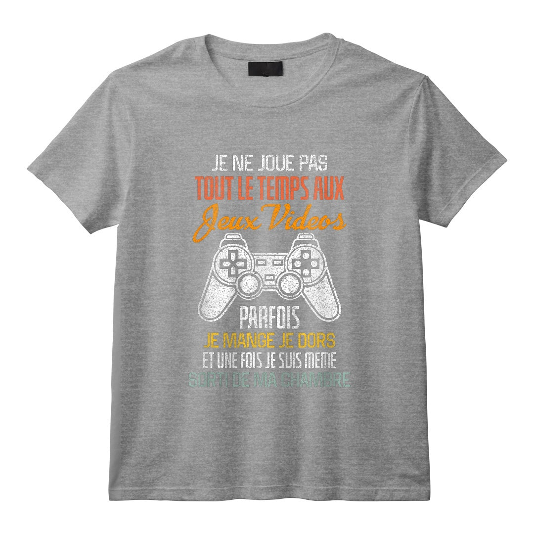 Geek Jeux Vidéo Idée Cadeau Humour Pour Gamer T-Shirt - Level Up: Mode Geek Activé